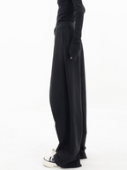 Weit geschnittene Damenhose mit strukturiertem Bund - Arleth