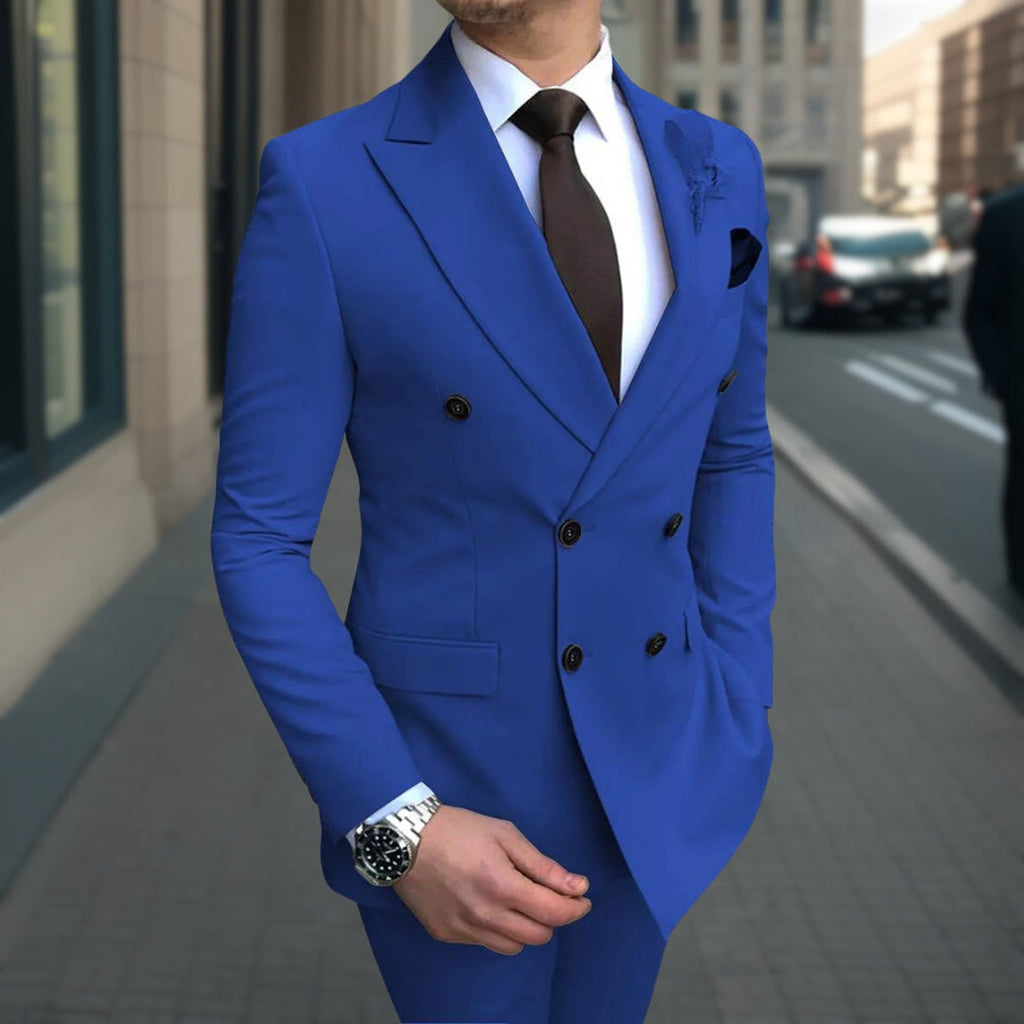 Alfonso - Beste Qualität Businessanzug 3-teiliges Anzug-Set