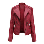 Lederjacke aus gewaschenem Lammleder