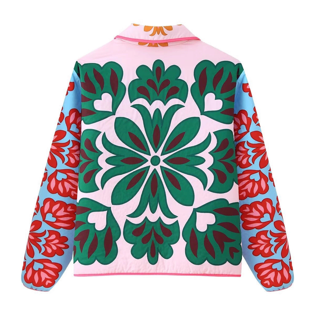 Jacke mit Frühlingsmotiv für Frauen - Madison