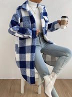 Langer Damenmantel mit Fleece - Agneta