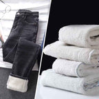 Damen-Thermohose mit Denim-Effekt - Sylverine