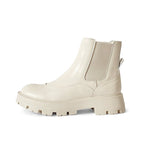 Damenstiefel mit Ledereffekt und seitlichem Gummizug - Gamblin