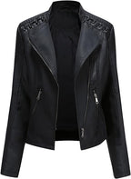 Lederjacke aus gewaschenem Lammleder