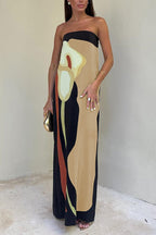 Semma - Off-Shoulder-Maxi mit Blumendruck