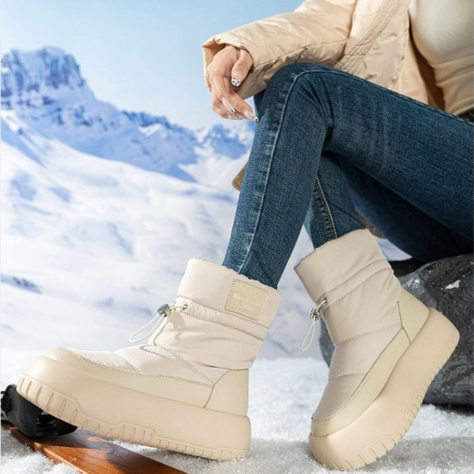Damen-Schneestiefel mit sportlichem Retro-Design - Lina