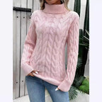 Damen-Rollkragenpullover aus Strick - Freja