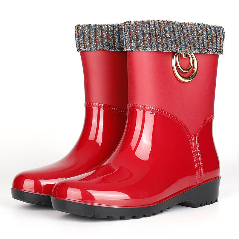 Wasserdichte Damen-Regenstiefel mit Innenfutter - Xavira