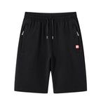 Unifarbene Sportshorts für Männer mit Reißverschlusstaschen - Kevin