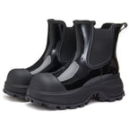Regenstiefel für Frauen mit dicken Sohlen und wasserdicht - Karilyn