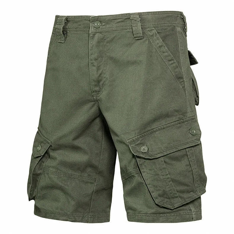 Lässige Cargo-Taschen-Shorts aus Baumwolle für Herren - Jason