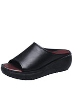 Offene Plateausandalen für Frauen - Clarissa