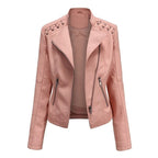 Lederjacke aus gewaschenem Lammleder
