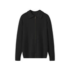 Herrenstrickjacke mit Kragen - Franco