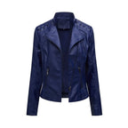Lederjacke aus gewaschenem Lammleder