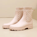 Wasserdichte, rutschfeste Damen-Regenstiefel - Lirena