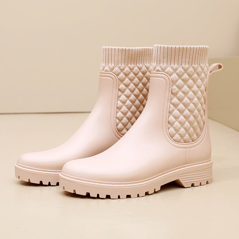 Wasserdichte, rutschfeste Damen-Regenstiefel - Lirena