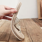Nelinha - Flip-Flops aus Kunststroh für Damen lässige Strandsandalen