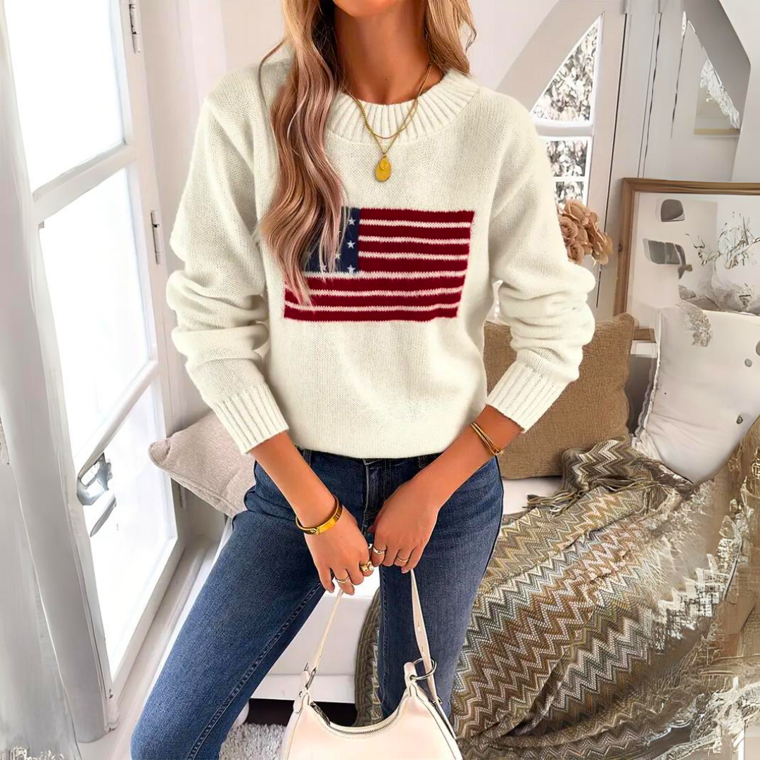 Charlene - Trendiger Strickpullover für Damen