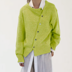 PAIGE - Kaschmir-Wickeljacke mit verspielten Knopfdetails