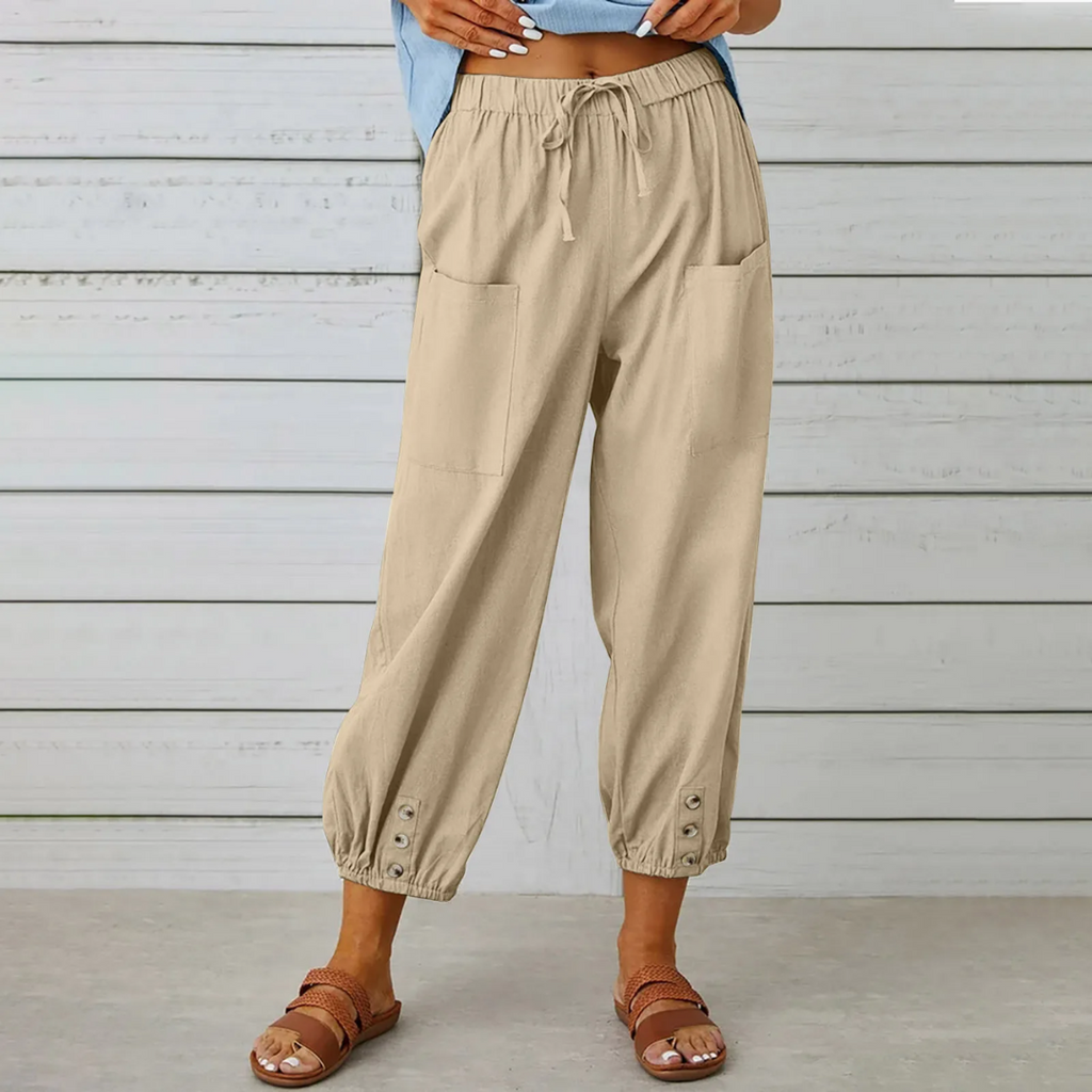 Kim - Modische Damenhose aus Leinen