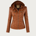 Lederjacke Damen robuste Eleganz mit Hochwertigem Leder für Stilbewusste Frauen und urbanem Look - Monika