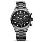 Herren-Edelstahl-Sportuhr Chronograph