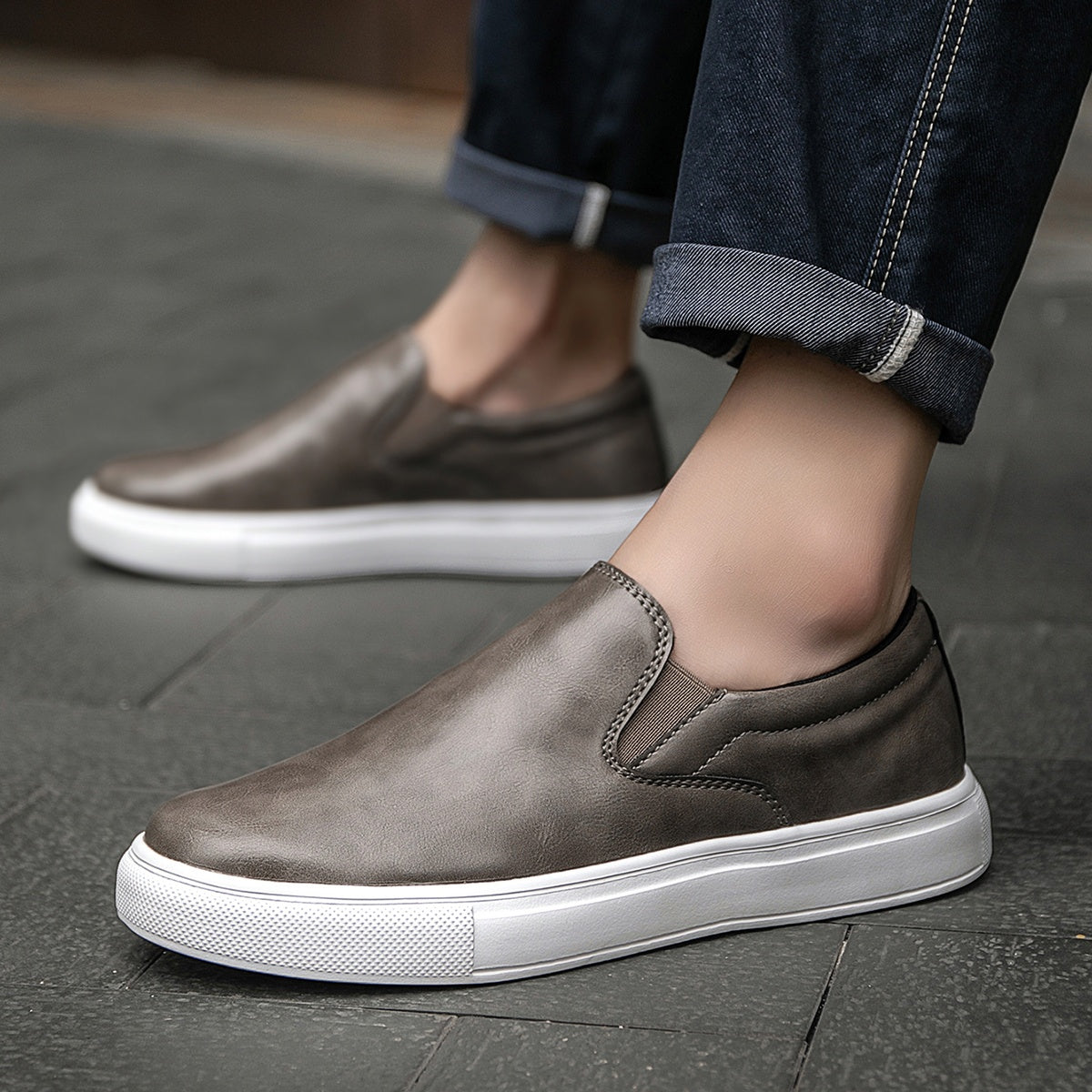 Leder-Gleitschuh - Hamilton