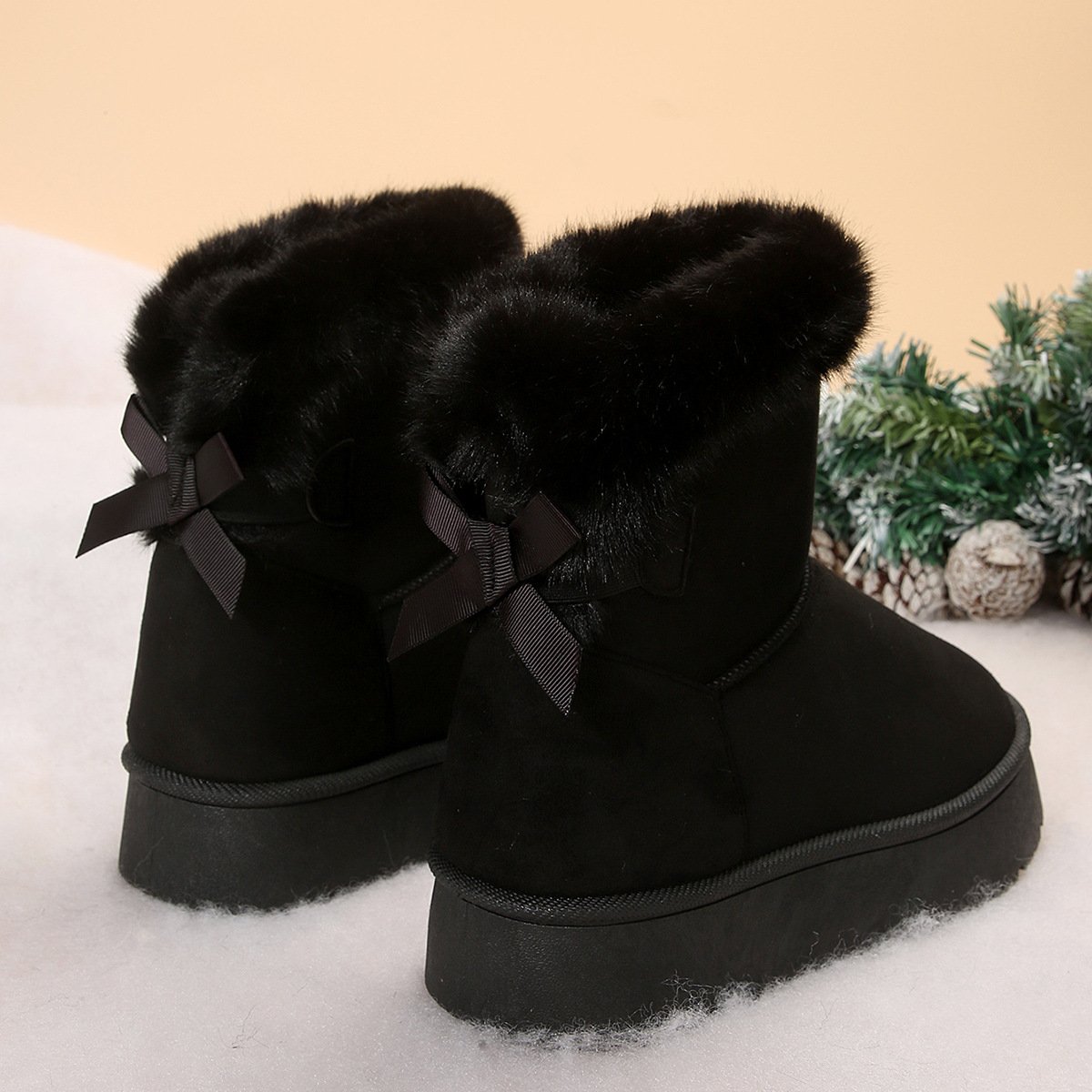 Winterstiefeletten für Frauen mit heiterem Effekt - Yureli