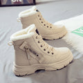 Damenstiefel mit Thermoeffekt und Schnürsenkeln - Maïelle