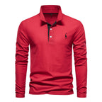 Langärmeliges Herren-Poloshirt - Dario