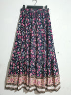 Damenrock mit hoher Taille und sommerlichem Schlitz - Liora