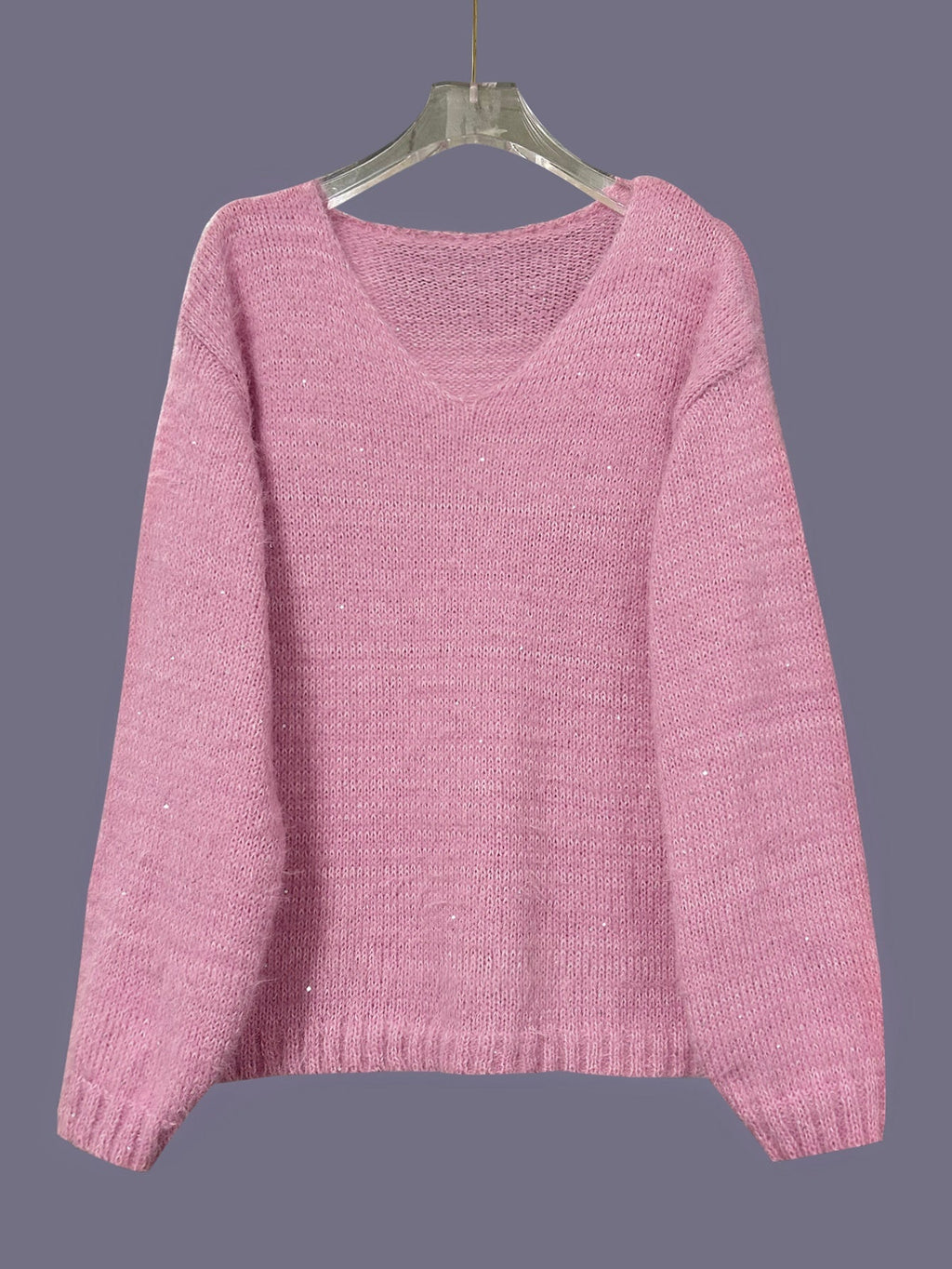 Damen Strickpullover mit V-Ausschnitt - Aderyn