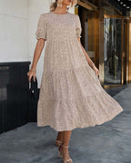 Zyonn - Kleid mit Puffärmeln
