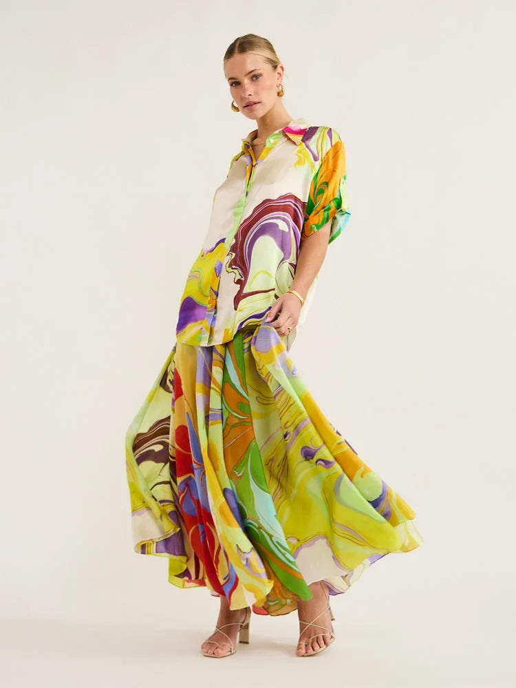 Idalia Elegantes und farbenfrohes Set