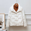Kurze Damen-Steppjacke mit hohem Kragen - Valery