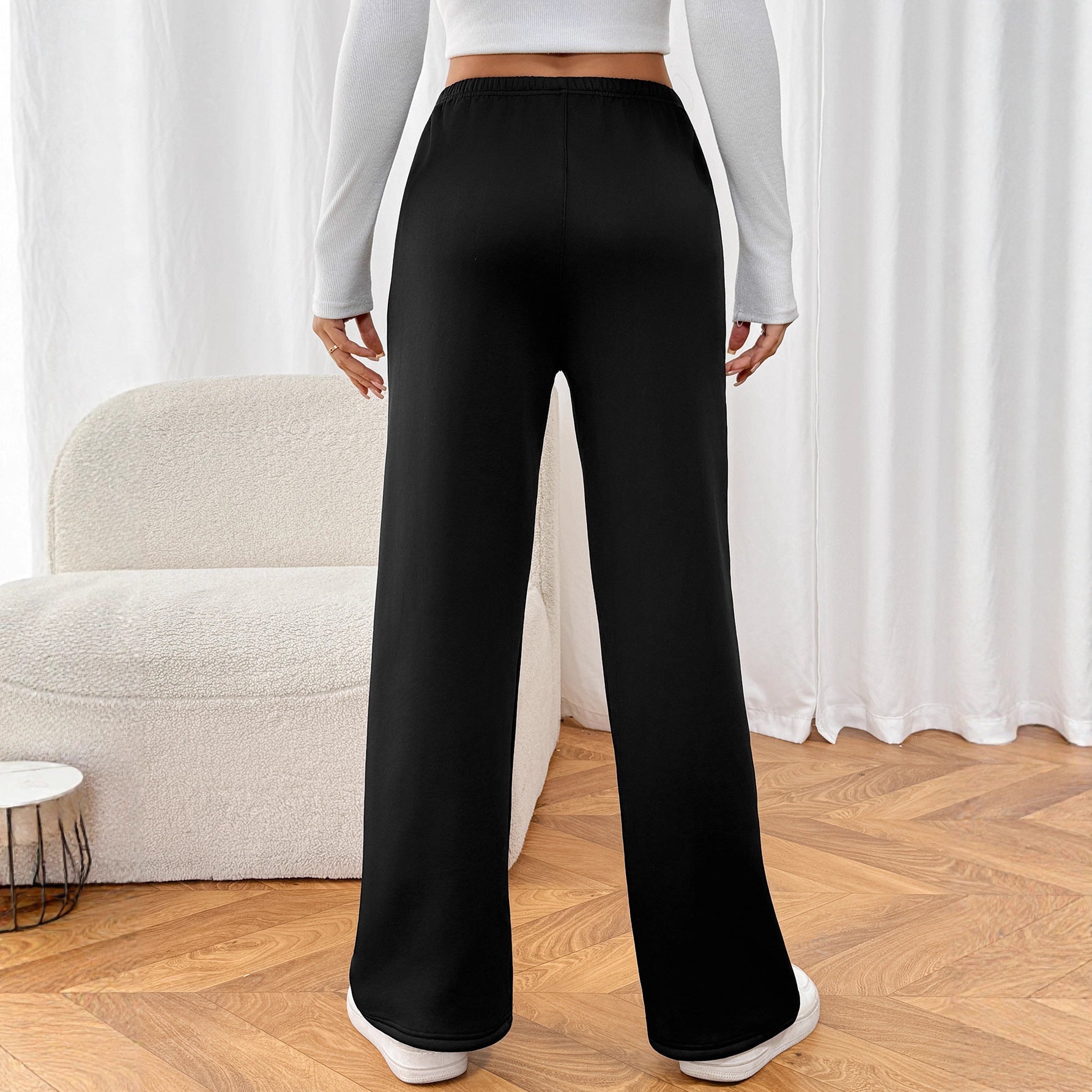 Warme Damenhose mit Samteffekt - Norelle