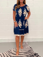 Sarah - modisches Sommerkleid mit Ausschnitt