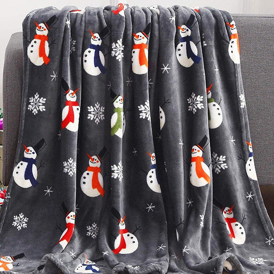 Thermodecke mit Weihnachtsmotiv