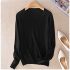 Damen Strickpullover mit V-Ausschnitt - Anika