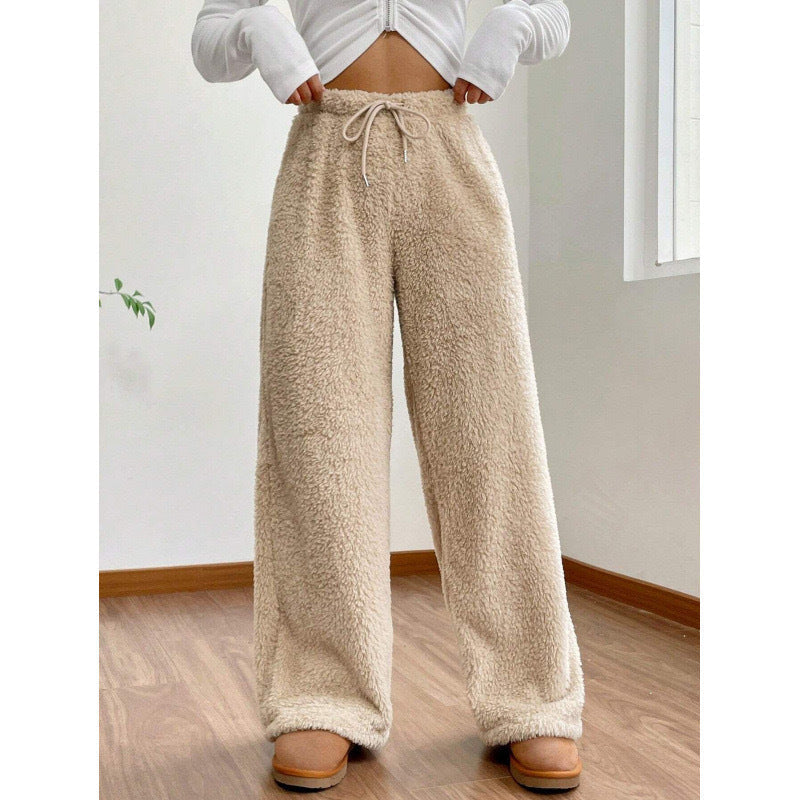 Flauschige strukturierte Damenhose - Avenne
