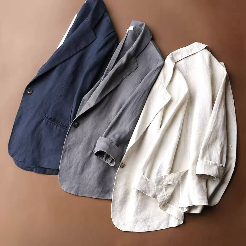 Lässiger Leinenblazer für Damen - Amara