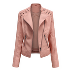 Mandy Noir Lederjacke im Biker-Style