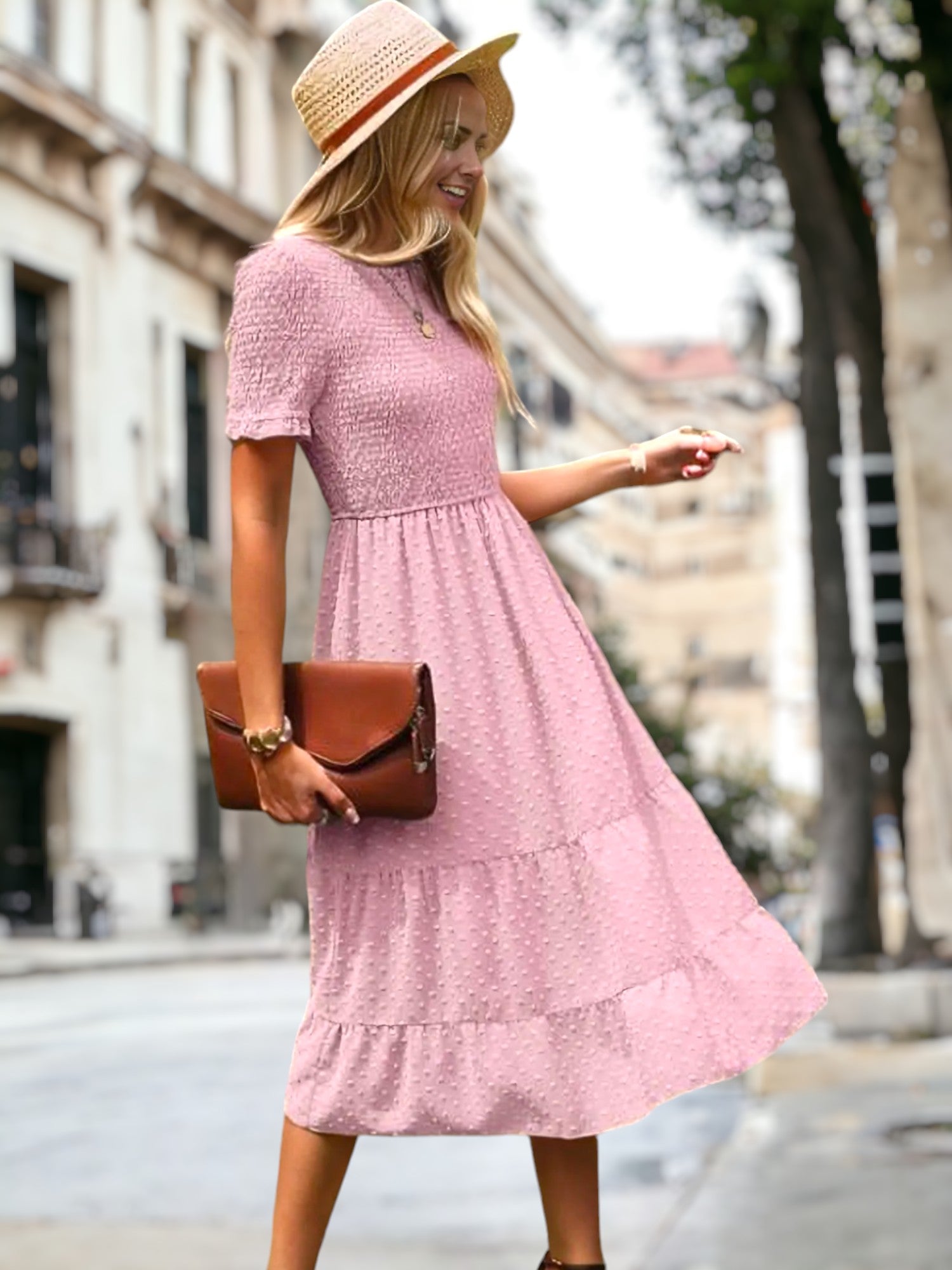 Elda - Langes Freizeitkleid für Frauen in verschiedenen Farben