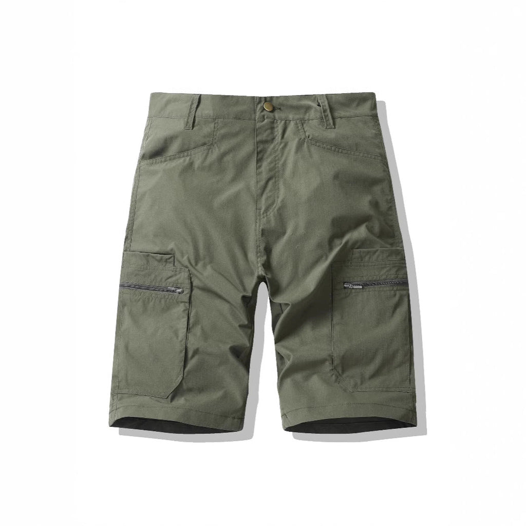 Cargo-Shorts mit Taschen und seitlichem Reißverschluss für Männer - Erling