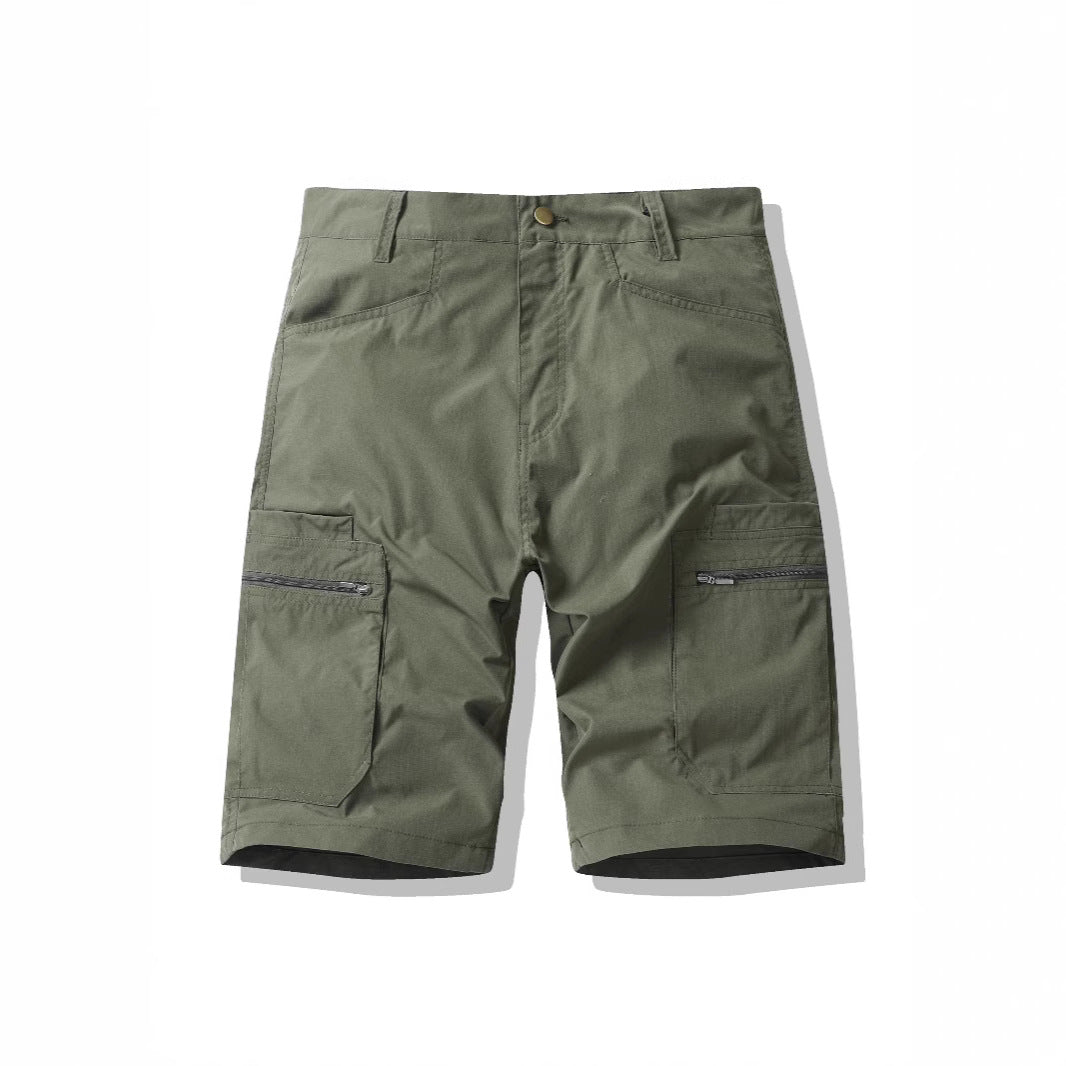 Cargo-Shorts mit Taschen und seitlichem Reißverschluss für Männer - Erling
