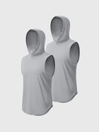 Ärmelloses T-shirt mit Kapuze