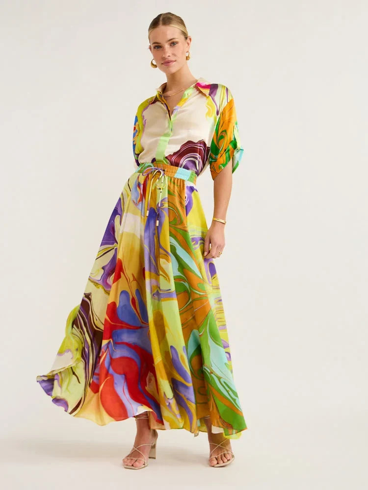 Idalia Elegantes und farbenfrohes Set