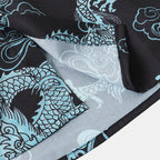 Stilvolles Herren Kurzarm Hemd mit Blumen Design