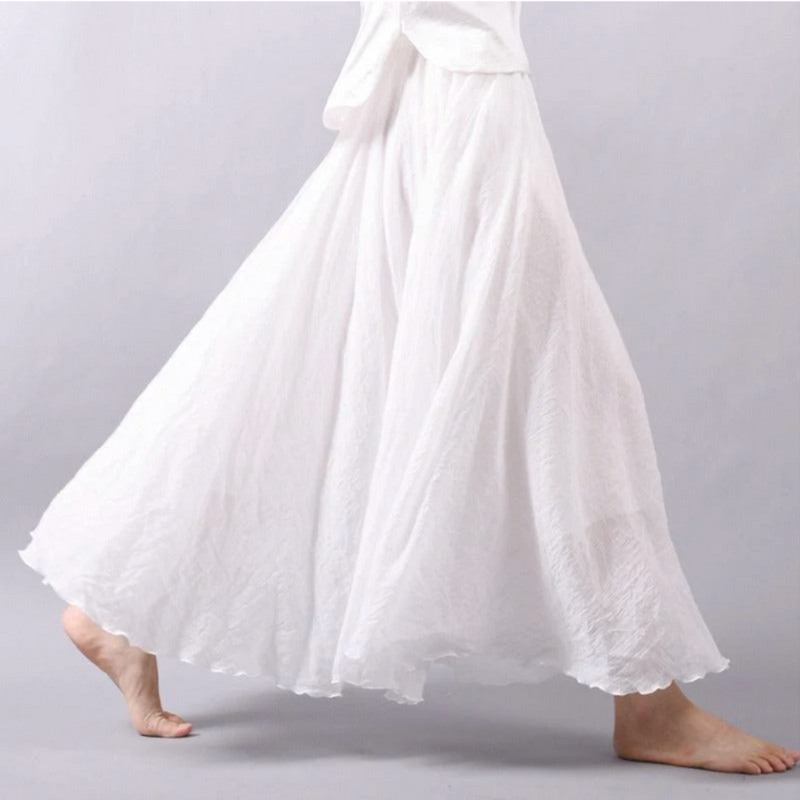 Lockerer Damen-Faltenrock im Boho-Stil – bequem & lässig